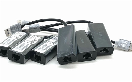 2022贝尔金USB 3.0有线千兆网卡拆解报告Belkin以太网卡转换器Gigabit Ethernet Adapter B2B048 Macbook 免驱动