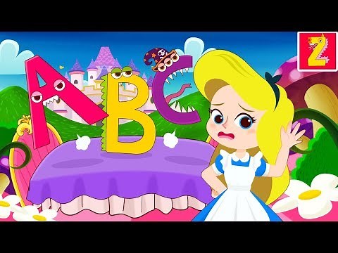 Monster Alphabets jumping with Alice l Monster ABC & Phonics song l ZooZooSong for kids