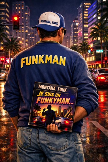 MONTANA_FUNK - Je suis un FUNKYMAN… Le morceau met en scène un “Funkyman”, personnage intemporel qui traverse les décennies porté par le groove. Plus qu’un style musical, le funk y est présenté comme une philosophie de vie. #montana_funk #funkia #Ales #funk #groove