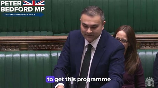 Peter Bedford MP makes his debut at the Despatch Box | Simon Sansome