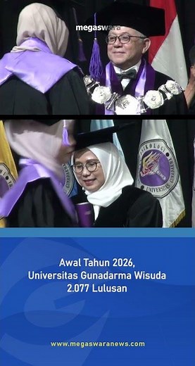 GUNADARMA UNIVERSITY GRADUATION IN EARLY 2026 WAS ATTENDED BY 2,077 GRADUATES