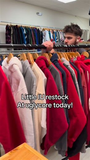 Uglycore on Instagram: "A little IU restock Available in store today! Open 12-5pm for NYE! 📍160 Plainfield Village Dr Suite 129, Plainfield IN, 46168 #indianauniversity #vintage #thrift"