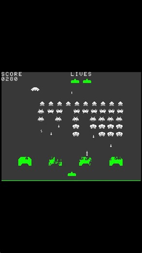 🕹️ Retro 🕹️ Space Invaders 1978 🕹️ Part 2 Preview 🕹️ #short #KWGshort