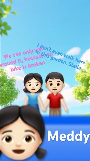 When you walk the garden to get home | Kids Cartoon | Stella and Alex | Meddy