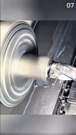 Precision metal turning process using CNC lathe machine