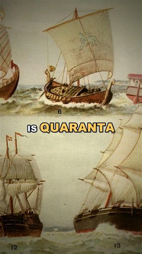 "Quarantine" literally means FORTY ⛴️