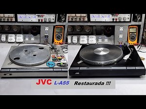 JVC L-A55. Restauración completa de la tornamesa
