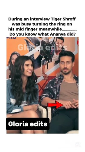 Ananya corrected Tiger shroff quickly #ananyapandey #tigershroff #aliabhatt #ytshorts #prabhas