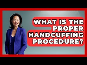 What Is The Proper Handcuffing Procedure? - Law Enforcement Insider