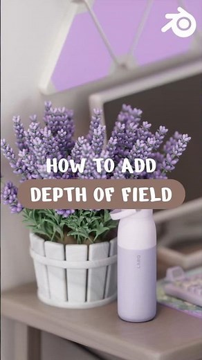 Depth of Field in Blender 3D | F-Stop Camera Settings| Quick and Easy Tutorial #blender3d