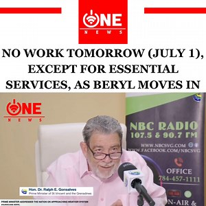 10K views · 49 reactions | Examples of essential services include Hospital and Police services, VINLEC, CWSA, BRAGSA, etc. Workers in such statutory companies or departments will have to listen for information and instructions from their supervisors. All private and central government offices and non-essential operations will be shut down. | One News SVG | Facebook