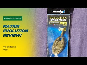 Montage met de MATRIX EVOLUTION METHODFEEDER