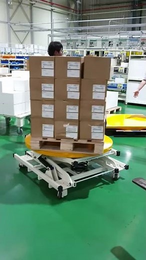 턴테이블리프트,무동력회전작업대,회전작업대,업다운작업대