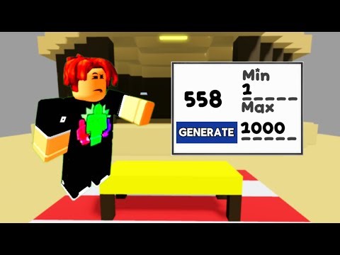 A Random Number Generator Chose My Blocks.. (Roblox BedFight)