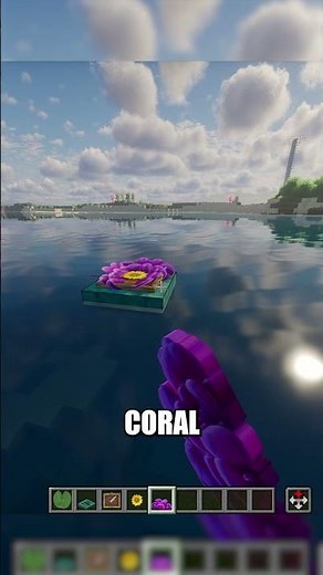 How to Build a Lotus Flower Decoration in Minecraft 🌸 #minecraft #minecrafttutorial