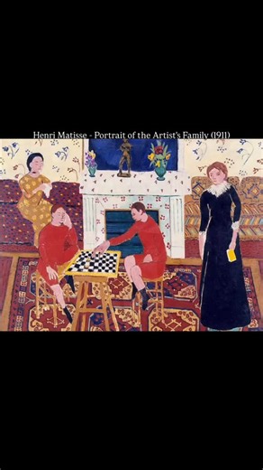 Henri Matisse - Portrait of the Artist’s Family (1911) #henrimatisse #matisse | Contemporary Art