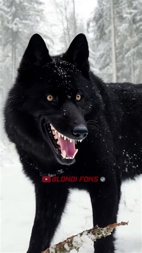 All Wolves Respect! (Alpha Black Wolf)🐺#wolf #wolves #alphawolf #blackwolf