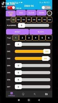 tutorial dmx Bluetooth app RY AI. paso a paso parte 1