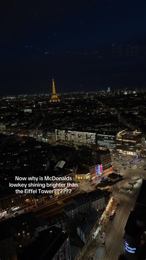 Cenando en París: McDonald's brilla más que la Torre Eiffel