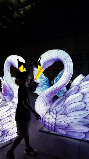 Giant Swan Lanterns Revealed! A Look Inside the Magic Factory