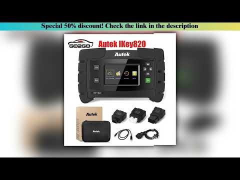 Review Original Autek IKey820 OBD2 Car Key auto key Programmer Universal Professional Tool Auto Scan