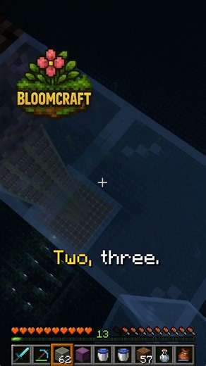 Forgot Water! Minecraft Farm Slip 🤣 #minecraftshorts #bloomcraft