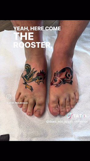 Sailor Jerry Inspired Tattoos: Rooster and Pig Meaning