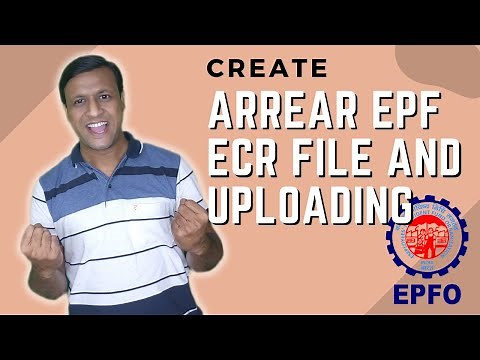 How to Prepare EPF Arrear ECR File | Upload EPF Arrear Text File for EPF Portal | Tutor Era