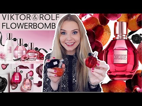 FLOWERBOMB RUBY ORCHID vs FLOWERBOMB PERFUME, NECTAR, MIDNIGHT, & DEW PERFUME REVIEW | Soki London