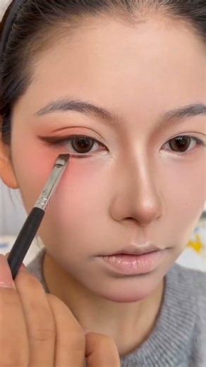 Big eye transformation 👁️ #makeup #shorts #shortvideo #koreanmakeup #eyemakeup #bigeyes