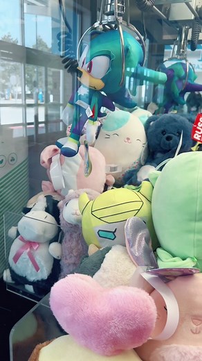 Sonic Plush Walmart Claw Machine Wins