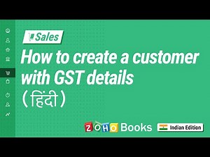 How to Create a Customer in Zoho Books? | Hindi
