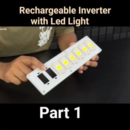 How To Make Rechargeable Inverter With LED Light 😱|at home #viral #shorts #inverter