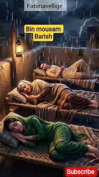 Unexpected Rainstorm in Village 🌩️ | Emotional Story | Fatima Village