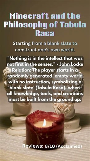 Minecraft and the Philosophy of Tabula Rasa — Building Meaning from Nothing