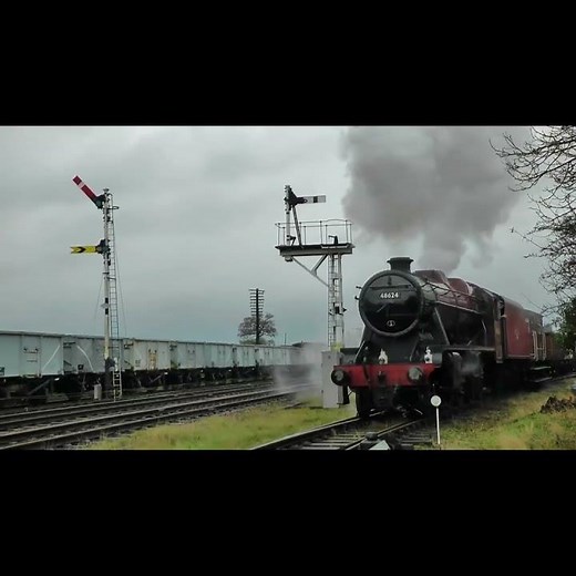 LMS Stanier Class 8F - No.48624 - Quorn & Woodhouse - Great Central Railway #steam #steamlocomotive