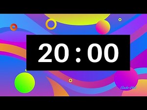 20 MINUTES TIMER WITH SOUNDS-20 minutes countdown timer