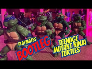 Bootleg Teenage Mutant Ninja Turtles Figures , Movie Star Line From 1992
