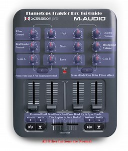 M-audio X Session Pro Traktor 2 Mapping