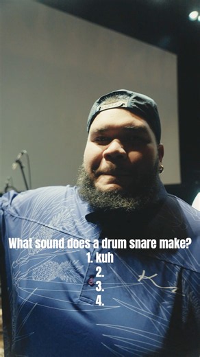 What sound does a drum snare make? 🤔