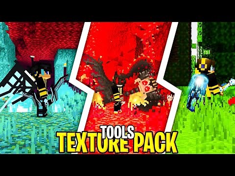 TOP 5 MOST EPIC TOOLS TEXTURE PACK FOR MINECRAFT PE 1.21 🔥