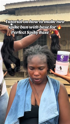 Step-by-Step Tutorial for Two Spike Bun with Gel