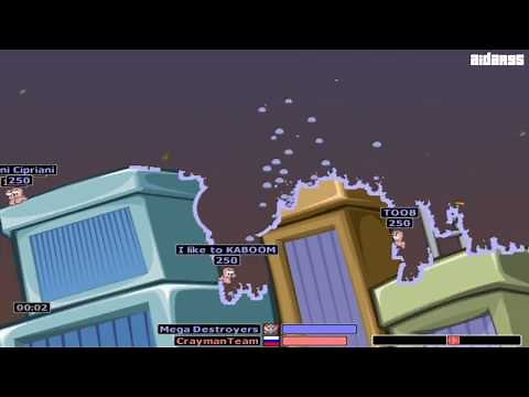 Worms Armageddon (PC) Online Gameplay (HD)