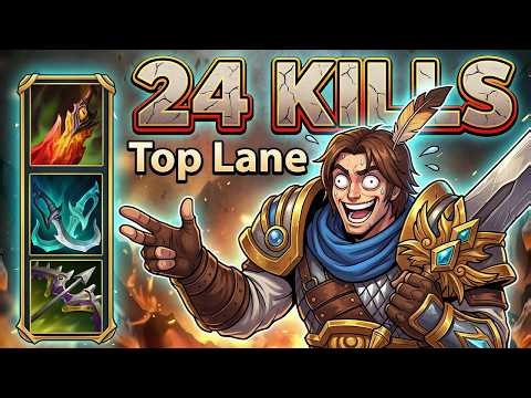 24 Kills Garen Top Lane Guide !! LOL Garen ADC Build Best Skin Combo 2026 S16 LOL Gameplay