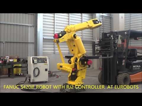 FANUC S420iF ROBOT WITH RJ2 CONTROLLER AT EUROBOTS