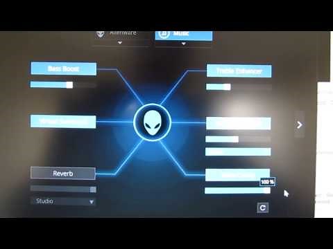 Alienware 17 R4 Alienware Sound Control Settings