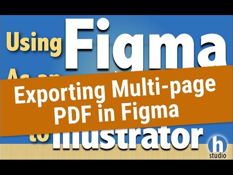 Exporting multi-page PDF in Figma