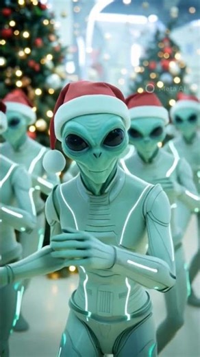 Aliens Celebrating Christmas #trendingshorts #chrismas2025 #christmas #aliens