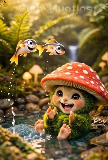 The cutest fishing moment ever 😍 🐟 🥳