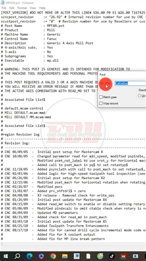 LTQ on Instagram: "How to remove the program header in mastercam post #cnc #inventor #machine #machining #machinery #autocad #SolidWorks #autocad"